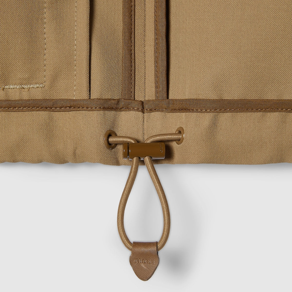 Acetate Gabardine bomber jacket