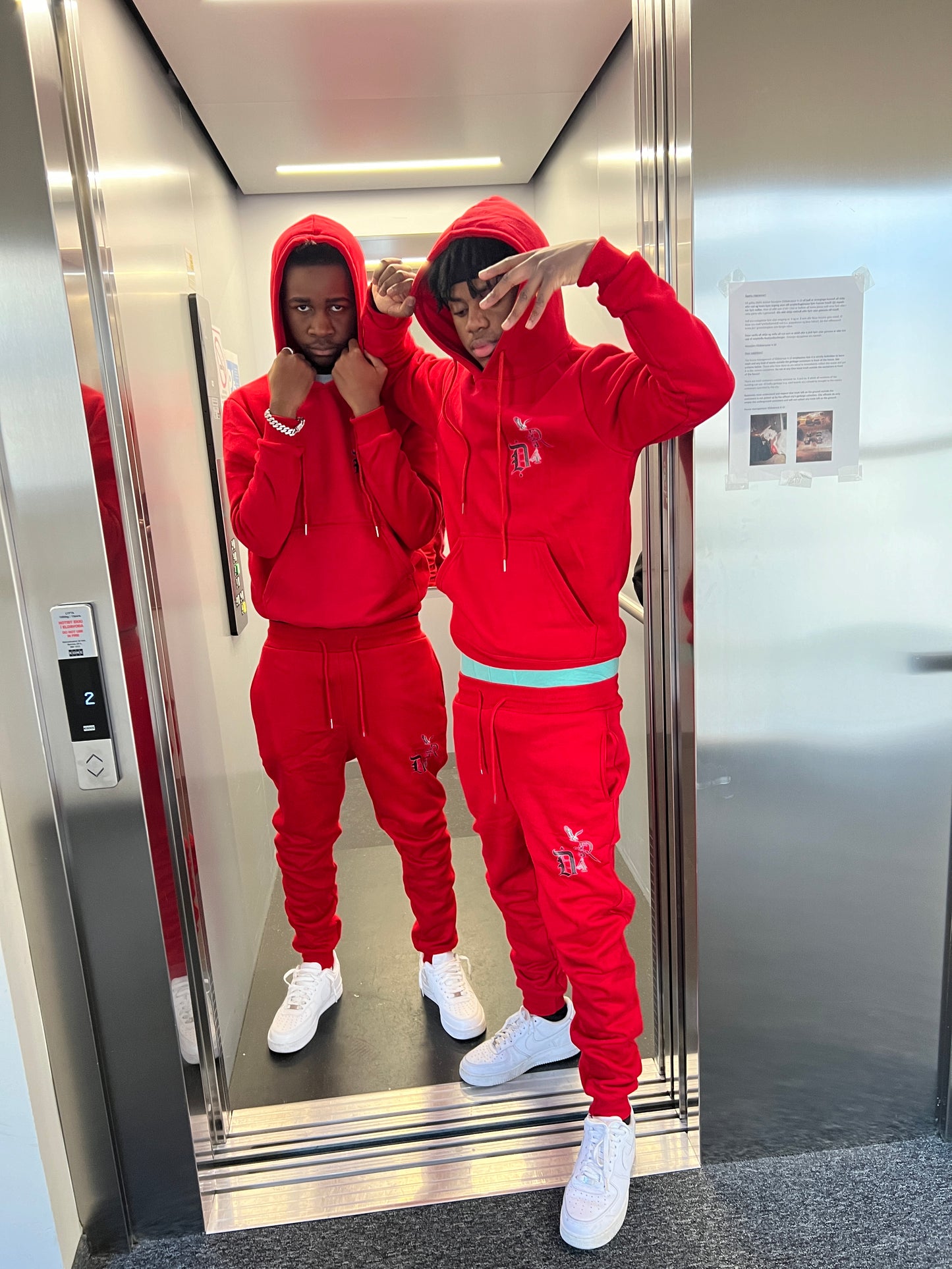 D4R Red tracksuit