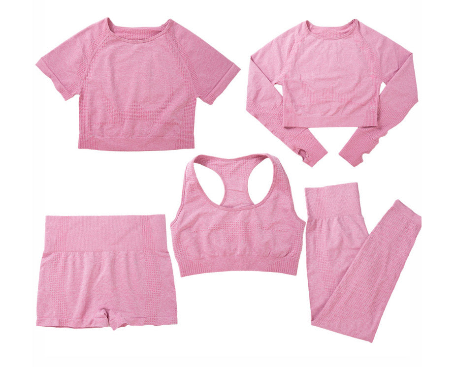 5 set Pink Gym wear