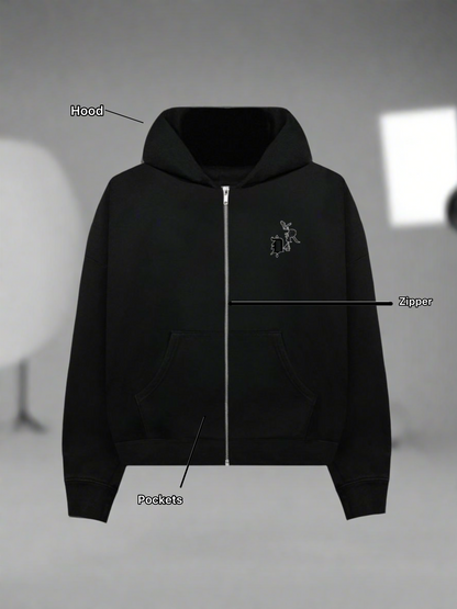 Zip hoodie